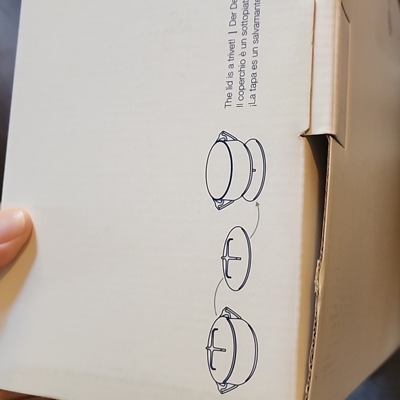 Dansk Red Kobenstyle Chili Red Enamel Pot W/ Trivet Lid NIB Lenox 2 Qt Vintage - Picture 13 of 14